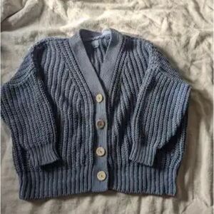 Babaa Cotton Cardigan No 18 Midnight Ocean